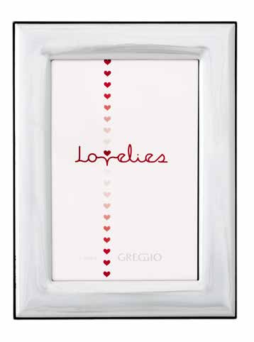 sottile lastra di argento 925/ 000 - thin sterling silver sheet 925/ 000 Cornice liscia Plain photo frame 56.01.