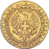 975 3 Grossi 1560, III Tipo. Mi gr. 3,69 Scudo inquartato, con Savoia in cuore e corona di 5 fioroni e 4 globetti che interseca la legenda. Rv. Croce mauriziana. Biaggi 442b; MIR 524d. Raro.