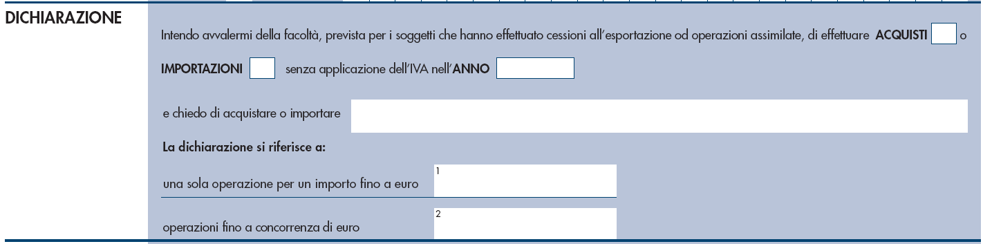 Per quegli esportatori abituali, quindi, che alla fine dello scorso anno o agli inizi del 2017 hanno emesso lettere di intento da inviare ai propri fornitori, al fine di poter ricevere fin da subito