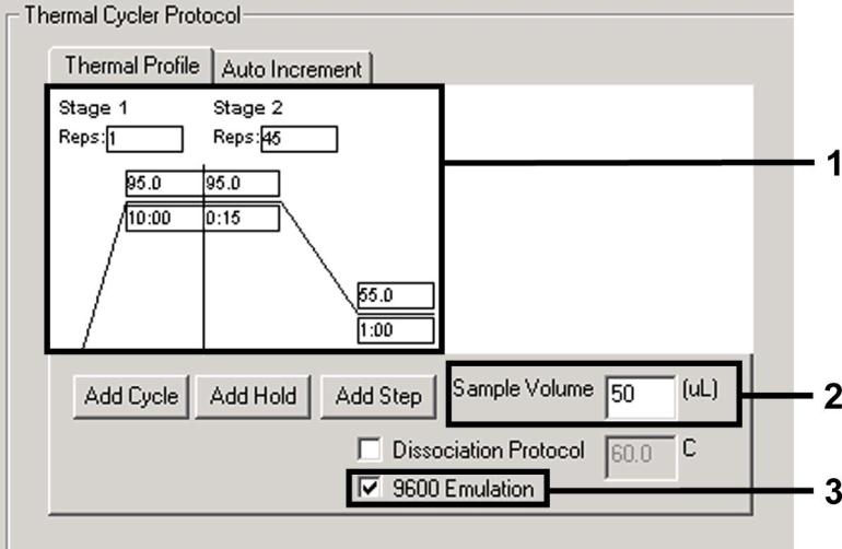 8.6.1.4 Creazione del profilo della temperatura Per creare un profilo della temperatura, passare dal livello Setup (Setup) al livello Instrument (Strumento) del software.