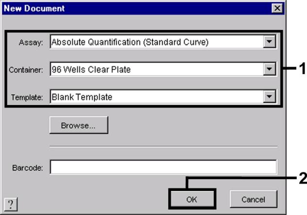 8.6.2.6 Come salvare la PCR A questo punto le impostazioni inserite (Setup) possono essere salvate come template per essere utilizzate per applicazioni successive in forma invariata o modificata.