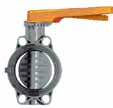 Valvola a farfalla in ghisa wafer Vanne a papillon en fonte wafer / Rubber seated wafer type butterfly valve / Válvula de mariposa en fundición wafer CO: 611FW1 DN PN Norma progetto EN 743 Norma