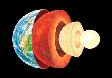 LA TERRA ( Alexis 3 media, geografia, ragazzino sordo straniero ) La Terra è formata da tre strati: Lo strato più esterno è un guscio duro e freddo che si chiama crosta terrestre.