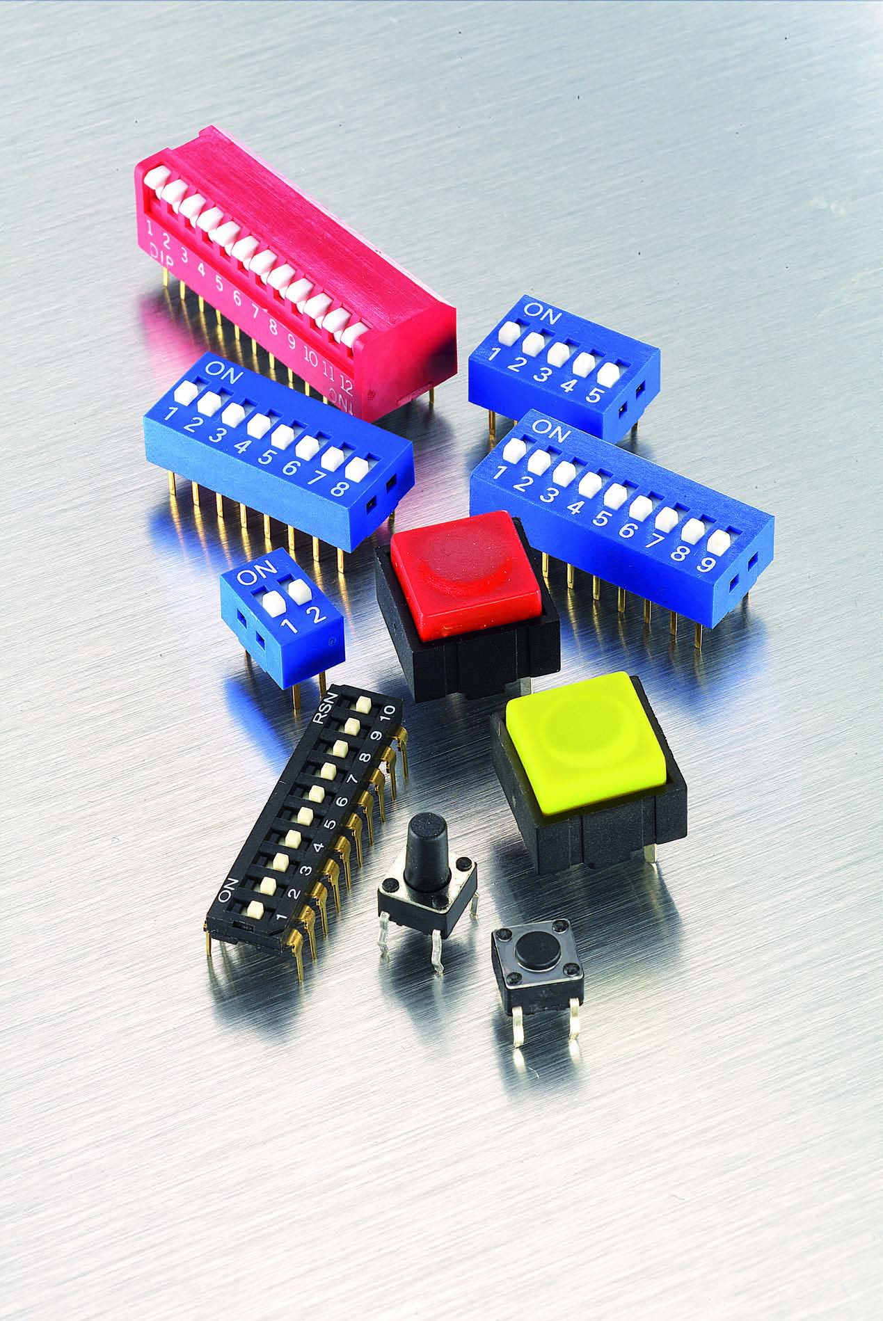 Electronic PUSNTI E ES Tact and DIP switches