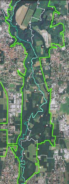 Con particolare riferimento all area compresa nel perimetro di cantiere vengono specificati i punti di ascolto pertinenti pti ascolto centrati all interno del perimetro di cantiere Lura20 - Lura21