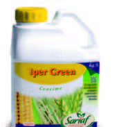 Iper Green LINEA IPER Concime organo-minerale azotato fluido Iper Green è un concime organo-minerale azotato fluido in soluzione per l apporto delle diverse forme d azoto in rapporto bilanciato tra