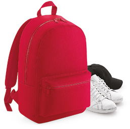 bg 155 bg 155 ESSENTIAL FASHION BACKPACK 600D Poliestere Etichetta rimovibile TearAway per cambiare più facilmente il marchio Comparto principale regolabile con zip Tasca frontale con zip Tasca