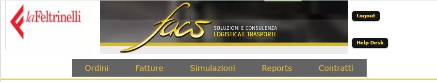 FREIGHT-GUARD Manuale dell utente ACCESSO AL SISTEMA Per accedere all area riservata dalla Home Page pubblica collegarsi al sito internet www.facsweb.