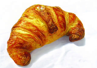 CROISSANTERIE cod. 30 CORNETTINO SFOGLIA MIGNON ALBICOCCA Fragrante mini croissant di sfoglia ripieno di marmellata albicocca cod.