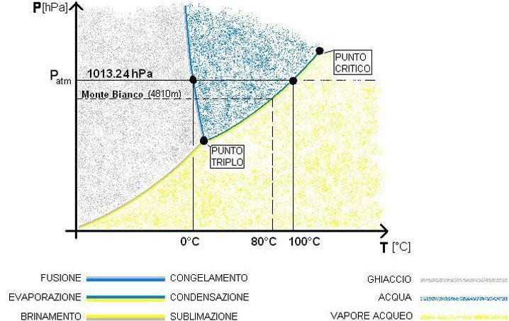 Ciclo dell Acqua: la molecola Molecola d acqua: Molecola polare, dove l atomo di O è legato covalentemente con due atomi di H; l atomo di O attrae gli e - e gli atomi di H sono legati ad esso con un