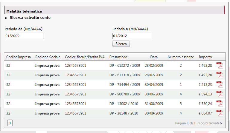 I certificati eventualmente caricati tramite questa procedura saranno comunque validati nella funzionalità di Gestione assenze.