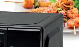 ALLBLACK G10109 Forno microonde con cottura combinataa Microwave oven with grill function COOKING LINE FUNZIONE GRILL Capacità: 20Lt Potenza MICROONDE 700W Potenza GRILL 1000W 20 liters 3 cooking