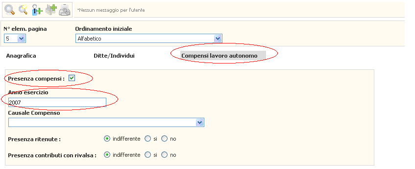 GENERAZIONE QUADRO SY PER PERCIPIENTI ESTERI Questa funzione permette di generare automaticamente il QUADRO SY sezione LA soggetti esteri senza CF.