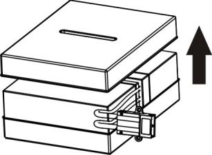 2-4 Sostituzione della batteria AVVISO: Questo UPS è dotato di batterie interne che possono essere sostituite dall utente senza spegnere l UPS o carichi collegati.