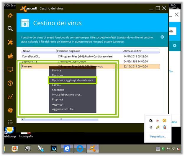 Se utilizza la versine 2015 di AVAST fare