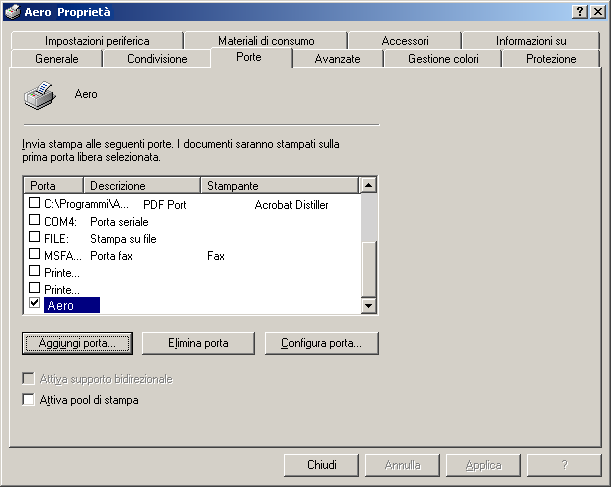 CONFIGURAZIONE DEI COLLEGAMENTI DI STAMPA 24 7 Seguire dal passo 6 al passo 11 della procedura Per installare il driver di stampa PostScript o PCL per Windows 2000/XP/Server 2003 a pagina 14.