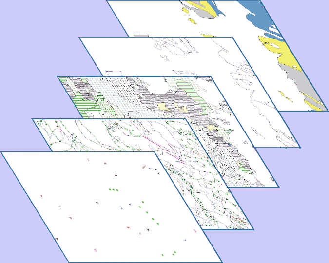 La Banca Dati Geomorfologica Strati informativi Puntuale