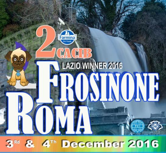 LAZIO WINNER SHOWS IDS Roma, IDS Frosinone e Raduni di Inverno del 3 e 4 Dicembre 2016 Presso La Fiera di SORA (FR) Via Barca S. Domenico, 03039 Sora (FR) GPS: 41 41'50.6" N 13 34'42.
