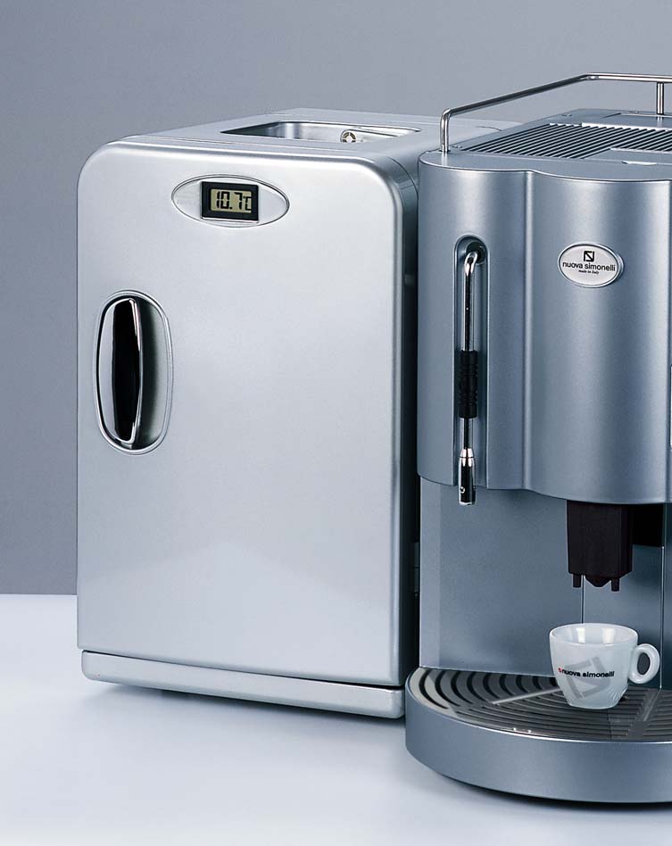 A frigolatte milk fridge I B G cassetto raccoglifondi coffee ground collection F E D A C