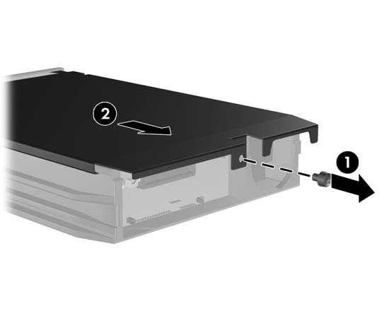 Rimozione e sostituzione di un'unità disco rigido SATA da 3,5" rimovibile Alcuni modelli sono dotati di un contenitore per unità disco rigido SATA rimovibile nell'alloggiamento unità esterno da 5,25".