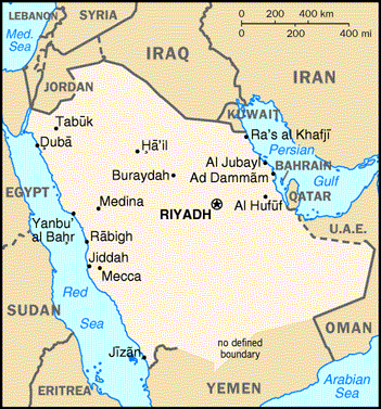 Arabia Saudita INFORMAZIONI GENERALI Confina con l'iraq, la Giordania, il Kuwait, l'oman, il Qatar, gli Emirati Arabi Uniti e lo Yemen. È bagnato dal Golfo Persico a nord-est e dal Mar Rosso ad ovest.