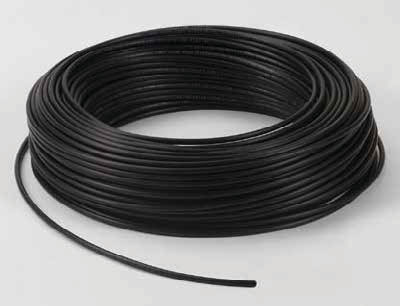 POLIAMMIDE - POLYAMIDE PA12 ANTISTATICO Tubo lineare flessibile Linear flexible hose Antistatic Il PA 12 può essere impiegato in una gaa di temperature variante da -30 C a +60 C.