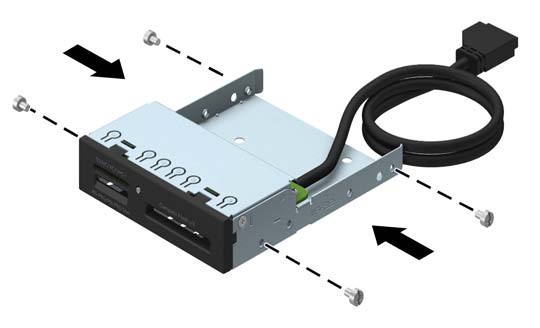 Installazione di un'unità da 3,5" 1. Rimuovere/sganciare gli eventuali dispositivi di sicurezza che impediscono l'apertura del computer. 2.