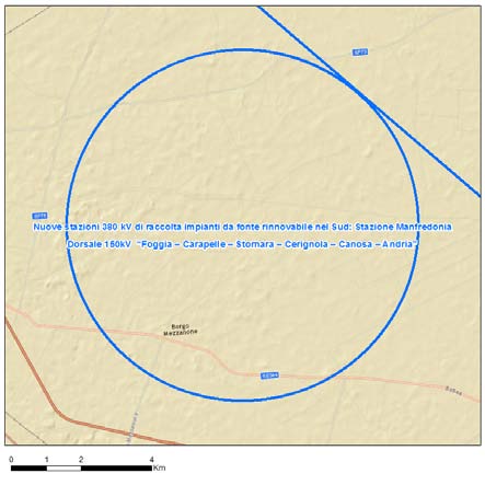 Nome intervento Livello di avanzamento Esigenza individuata nel Tipologia Regioni coinvolte Motivazione elettrica STAZIONI 380/150 KV E RELATIVI RACCORDI ALLA RETE AT PER LA RACCOLTA DI PRODUZIONE DA