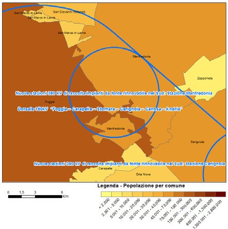 Tabella - Principali fiumi Figura - Rilievo altimetrico e rete idrografica principale dell area di studio Nome Lunghezza (Km) TORRENTE CERVARO 16,6 CANALE CARAPELLUZZO 9,1 Corsi minori 7,9 Analisi