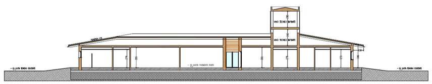 Indagine ambientale 7 L edificio in progetto si sviluppa su di un unico piano fuori terra ad eccezione della torre contenente gli impianti tecnici la quale è costituita da tre livelli (v. fig.