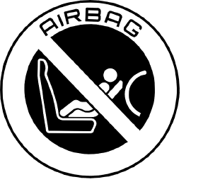 Indice Sicurezza dei bambini Posizionamento dell etichetta dell airbag nell apertura della portiera sul lato passeggero anteriore.