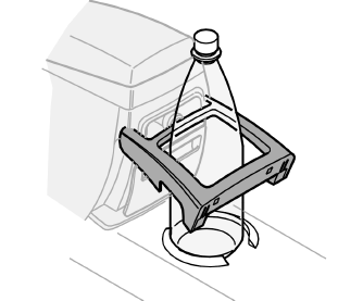 Interni Vani portaoggetti nell abitacolo Portabottiglia nel sedile posteriore (optional) Per utilizzare il portabottiglia