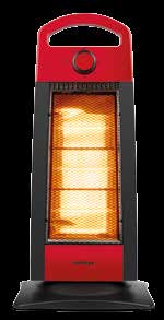 G60007 Pannello radiante con 3 lampade alogene Halogen heater Basso consumo, Calore immediato. Low consumption, Fast heating.