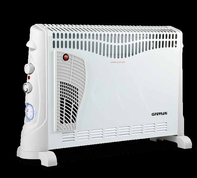 G60012 G60011 Termoconvettore Ventilato Convector heater with turbo 3 FuNZIONE TURBO H.