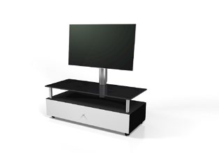 Modelli standard Prezzo 100770 CL340 con supporto TV orientabile con passacavi integrato, angolo di rotazione 90, portata max.