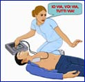 BASIC LIFE SUPPORT -D Nella Rianimazione Cardiopolmonare ogni azione deve essere preceduta da una attenta valutazione (manovre invasive) coscienza (Airway)