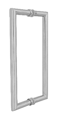 DH1 305/325 280/300 70 25 Coppia di maniglioni a sezione rotonda per porte in vetro Realizzati in acciaio inox Aisi 304 Misure disponibili: DH1 diam. 25 mm inter.