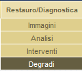 CONSULTAZIONE DEI DATI ALFANUMERICI Cliccare su una tipologia di scheda presente in una delle categorie del menu.