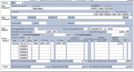 ATTENZIONE! COMUNI CON ADDIZIONALE COMUNALE A SCAGLIONI.