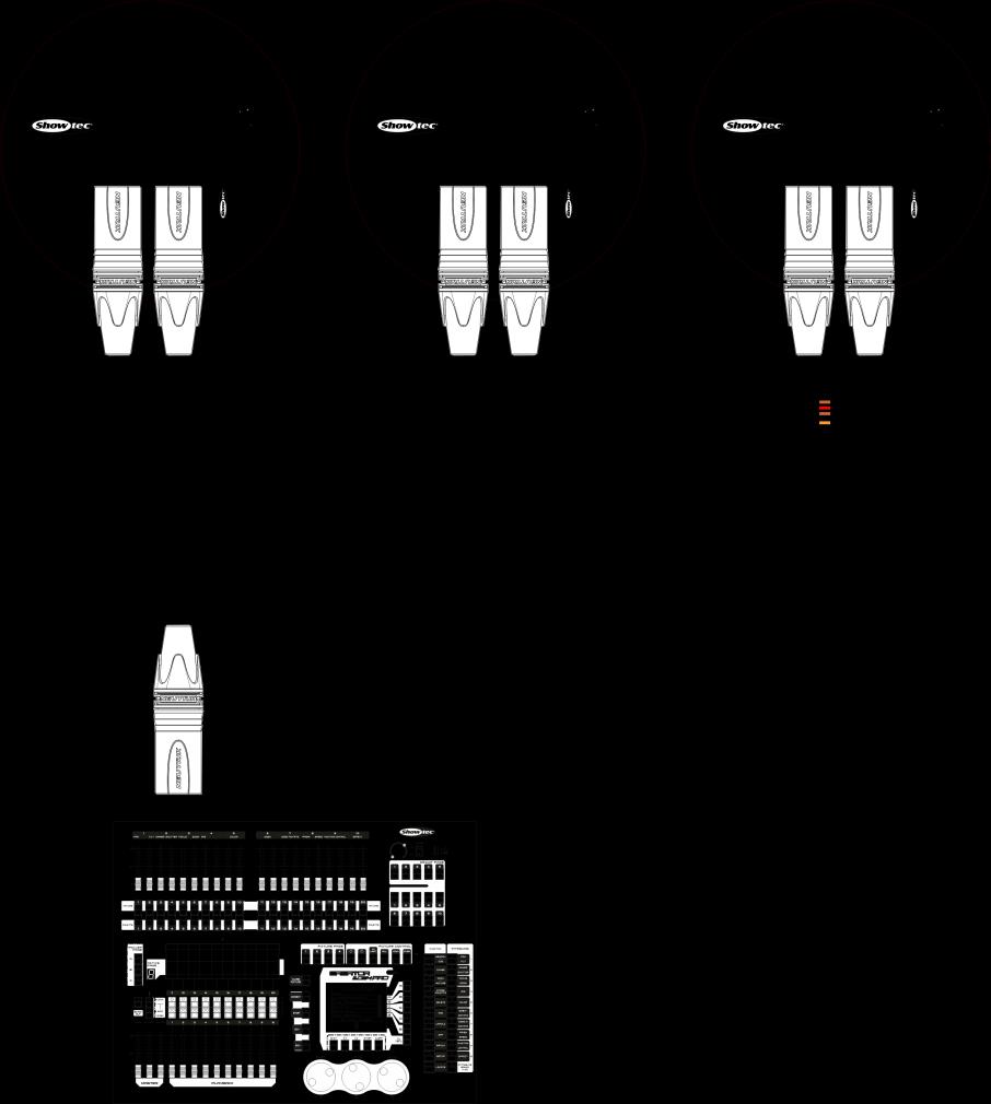 04) Collegare le unità come indicato nella Fig. 06. Collegare la presa DMX "out" della prima unità alla presa DMX "in" della seconda unità, servendosi di un cavo di segnale DMX.