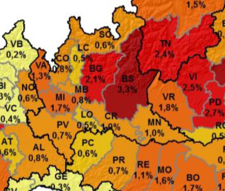 Il fotovoltaico in Italia Potenza installata su