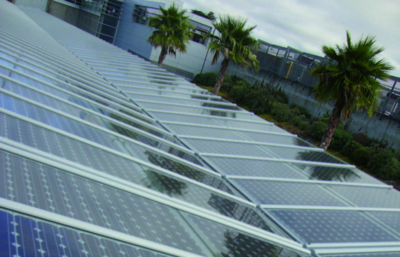 Pensilina fotovoltaica installata a Bart Station, San Francisco (USA) Architetto: Ivana Micic Energia prodotta: 174.