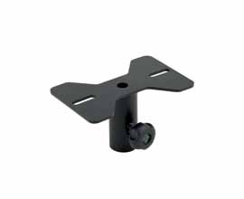 SPEAKER tripods stativi per diffusori Adapter for two loudspeakers, steel, distance 420 mm, RAL 9005 01929 Adattatore per due casse in acciaio, interasse 420 mm, RAL 9005 01929 Technical