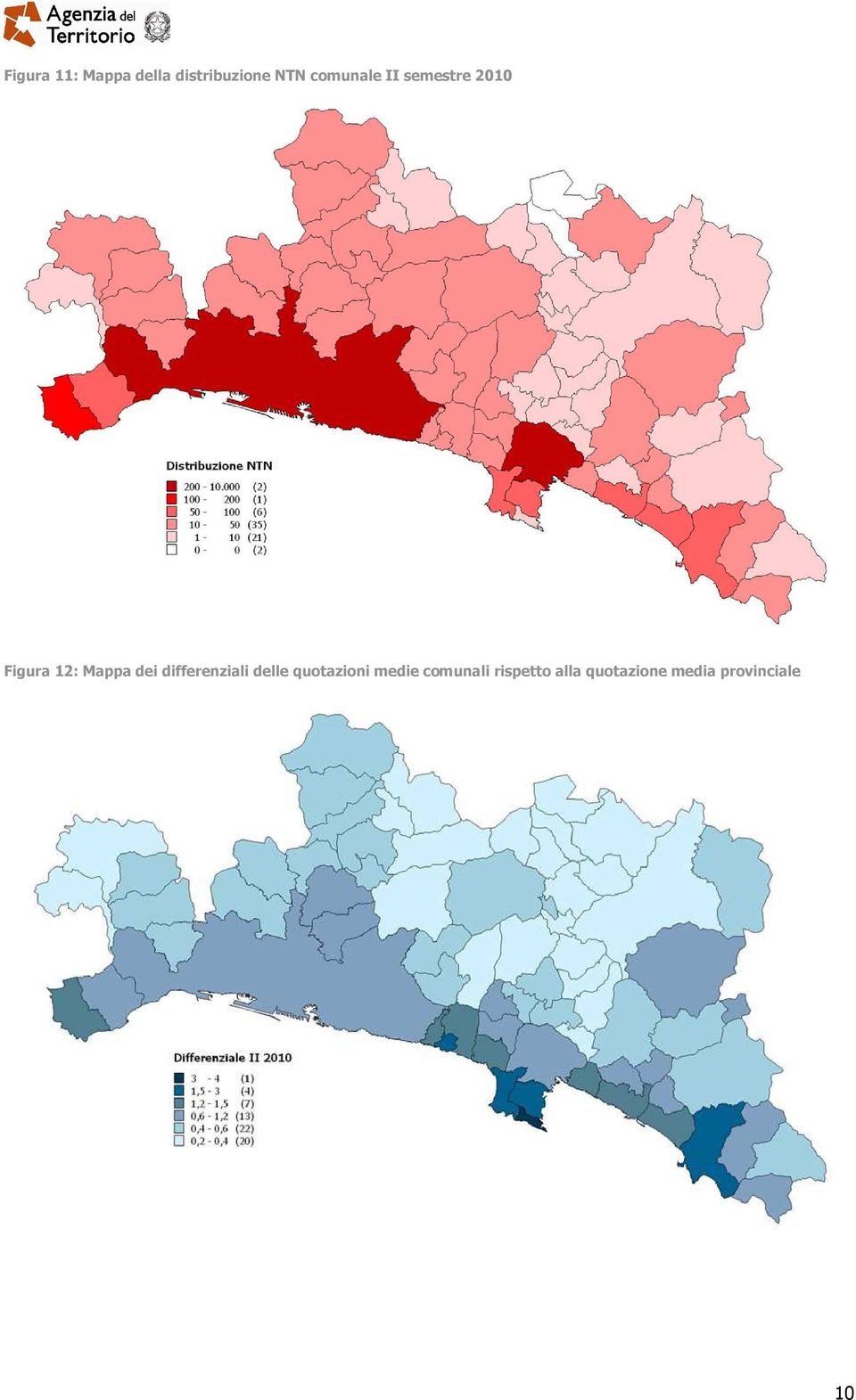 Figura 12: Mappa dei differenziali