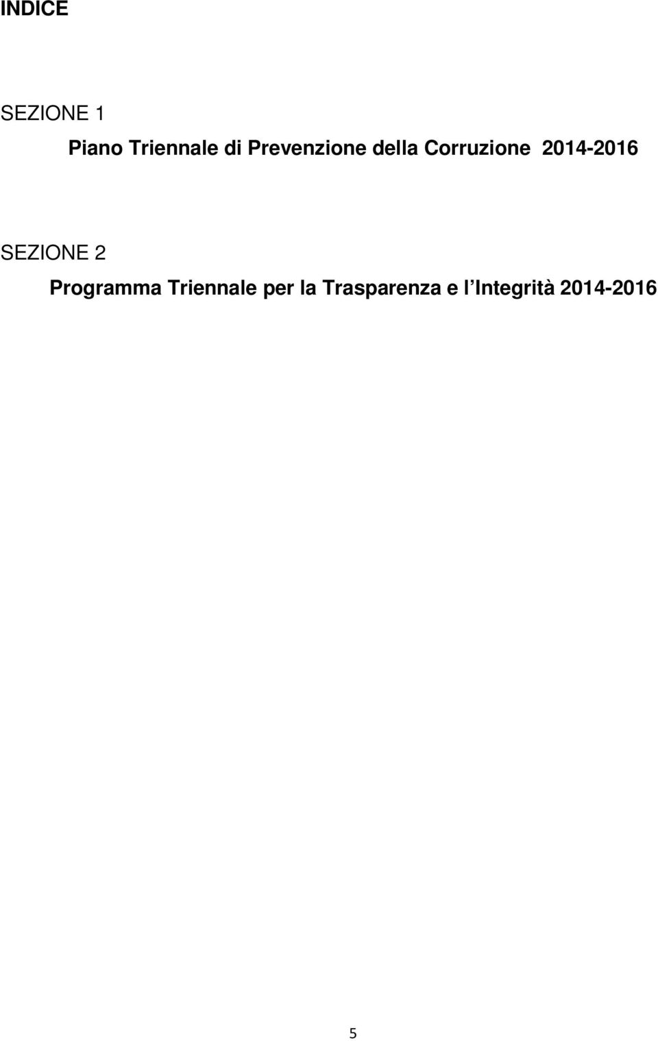 2014-2016 SEZIONE 2 Programma