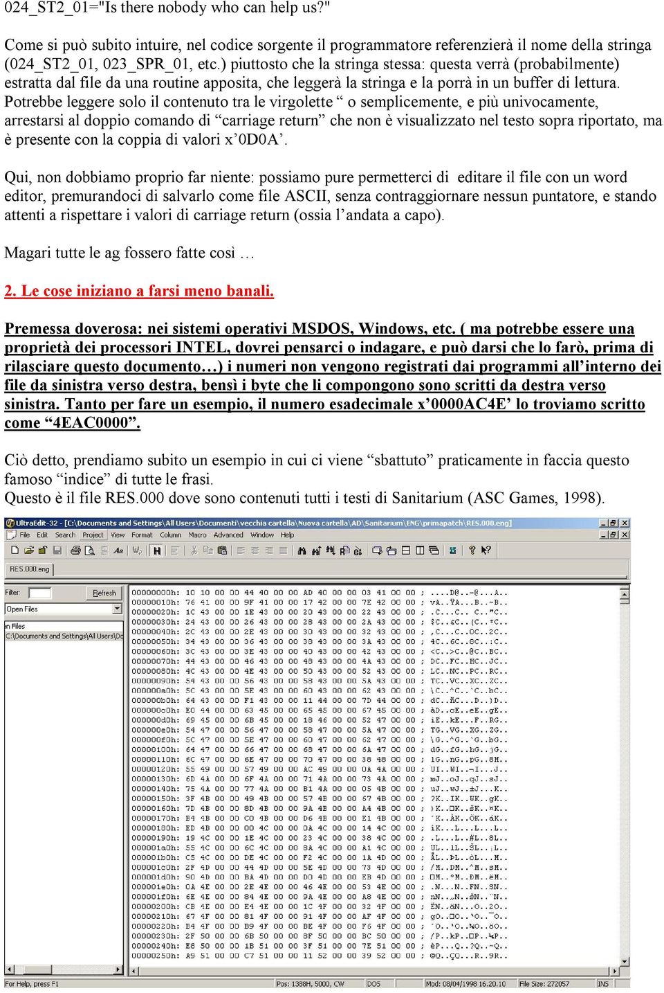 Potrebbe leggere solo il contenuto tra le virgolette o semplicemente, e più univocamente, arrestarsi al doppio comando di carriage return che non è visualizzato nel testo sopra riportato, ma è