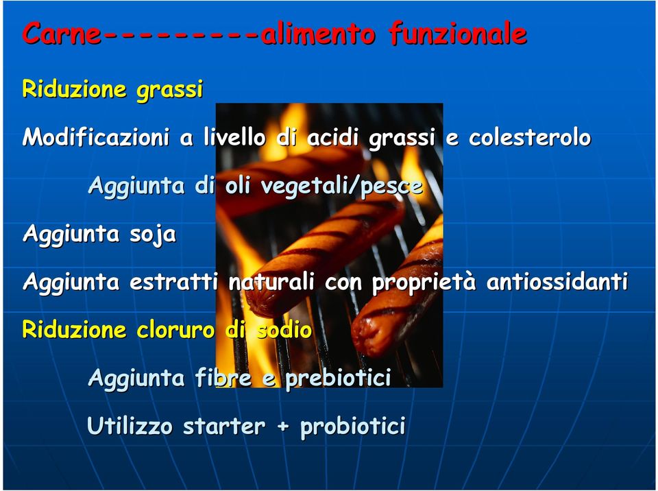 Aggiunta soja Aggiunta estratti naturali con proprietà antiossidanti