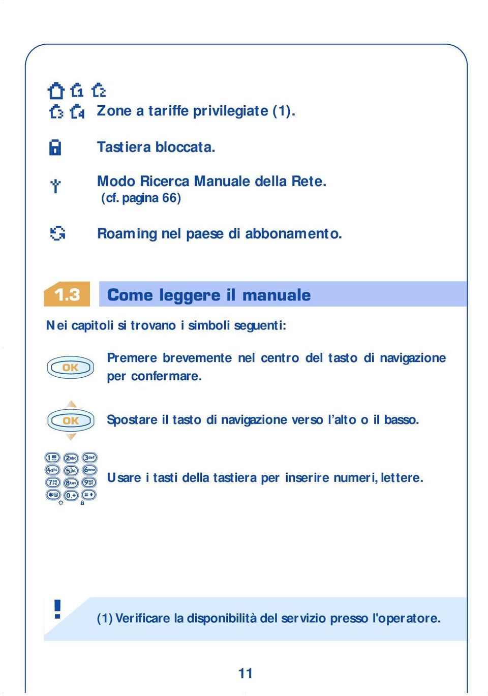 3 Come leggere il manuale Nei capitoli si trovano i simboli seguenti: Premere brevemente nel centro del tasto di