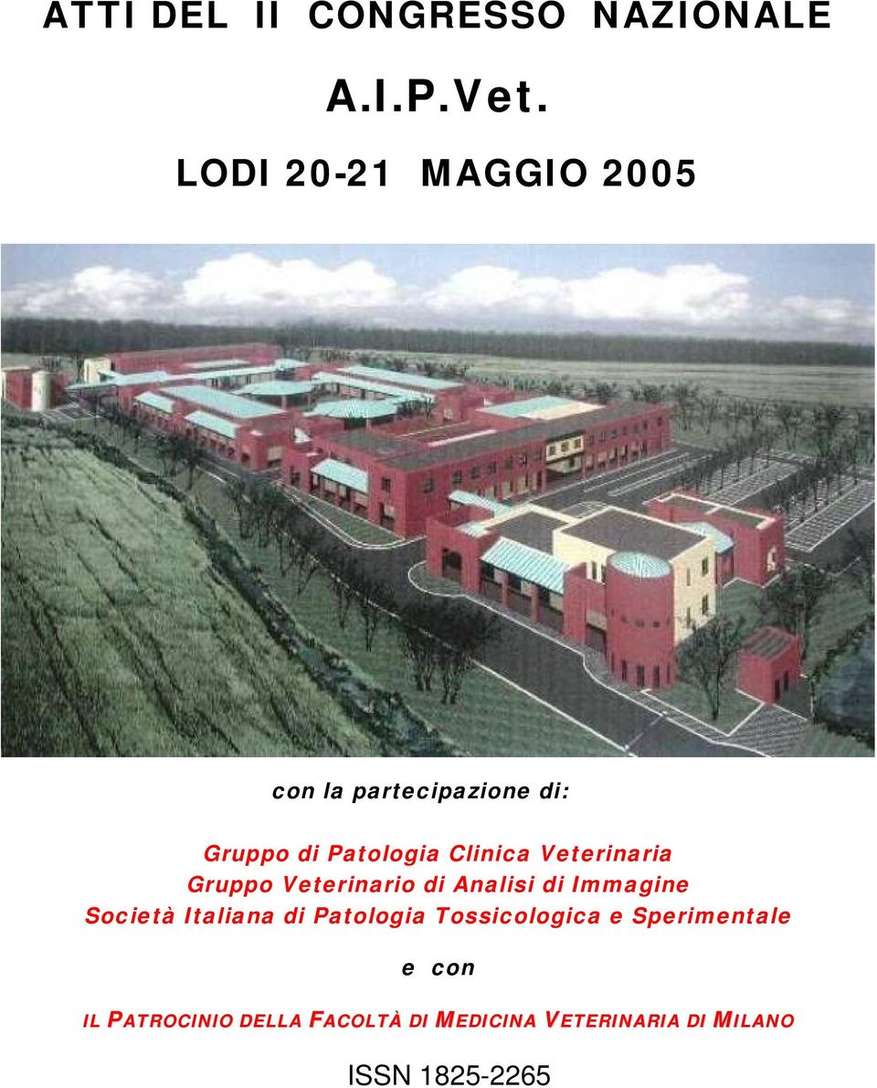 Patologia Clinica Veterinaria Gruppo Veterinario di Analisi di Immagine Società