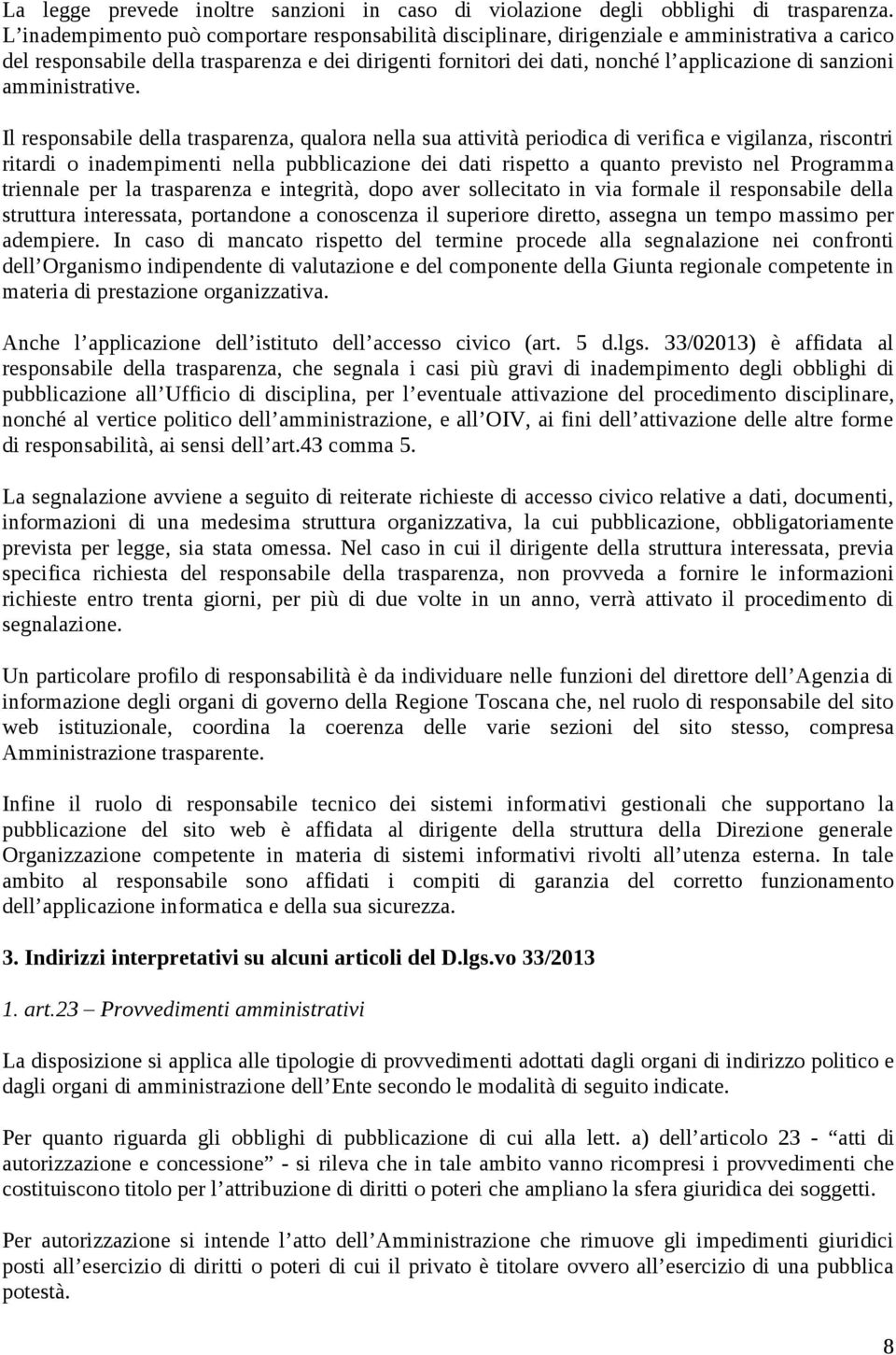 sanzioni amministrative.